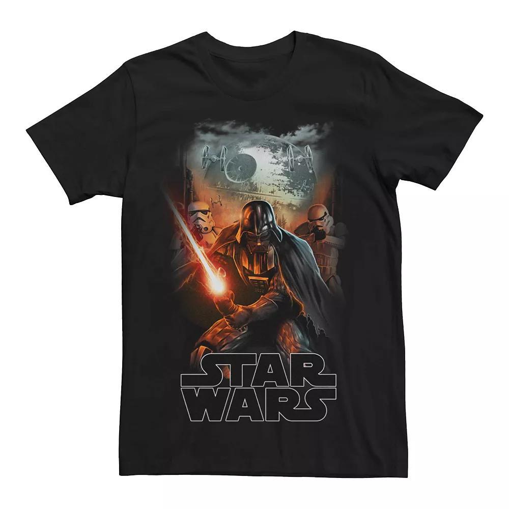 Men's Star Wars Vader Trooper Darth Portrait Graphic Tee,  Product Image