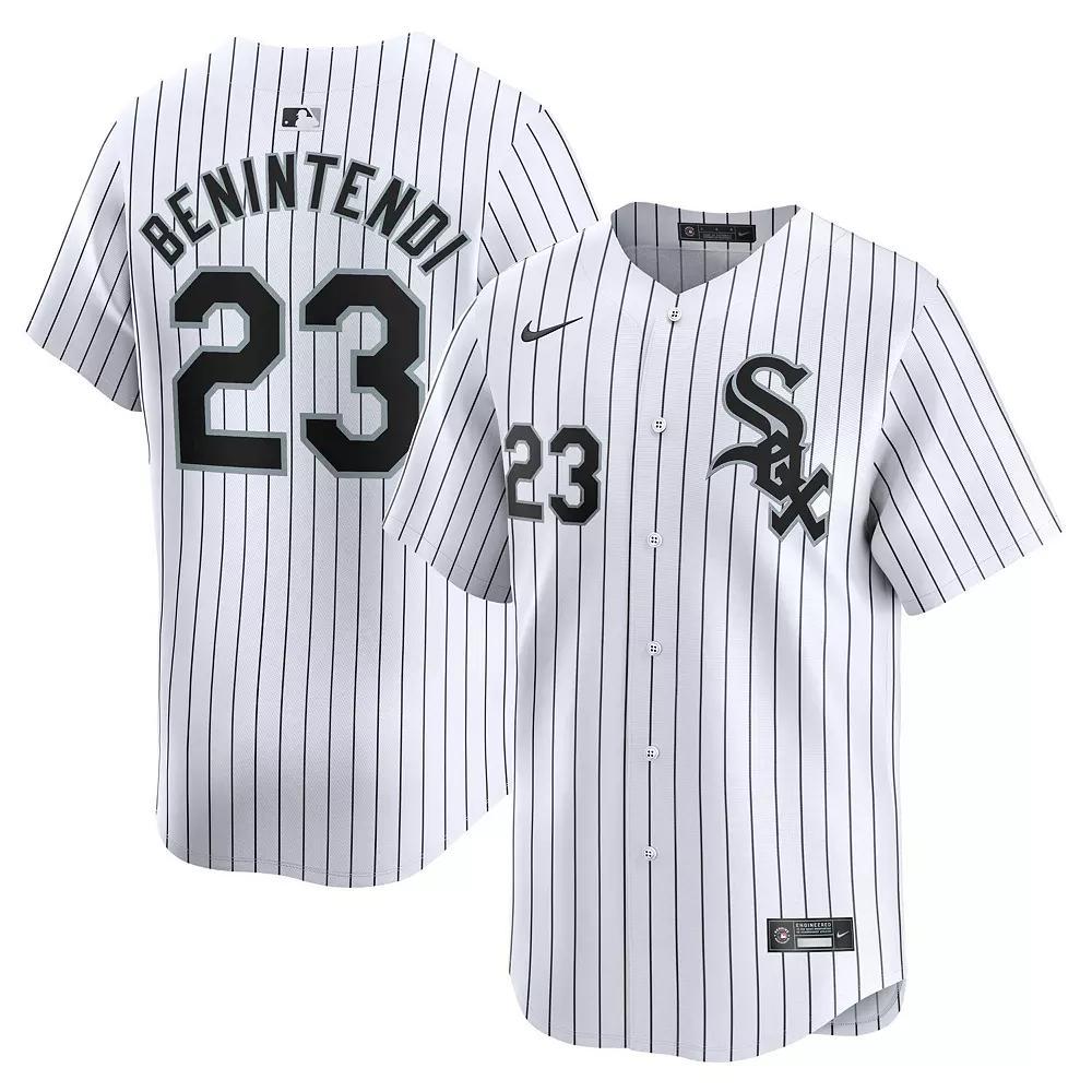 Men's Nike Andrew Benintendi White Chicago White Sox Road Limited Player Jersey,  Product Image