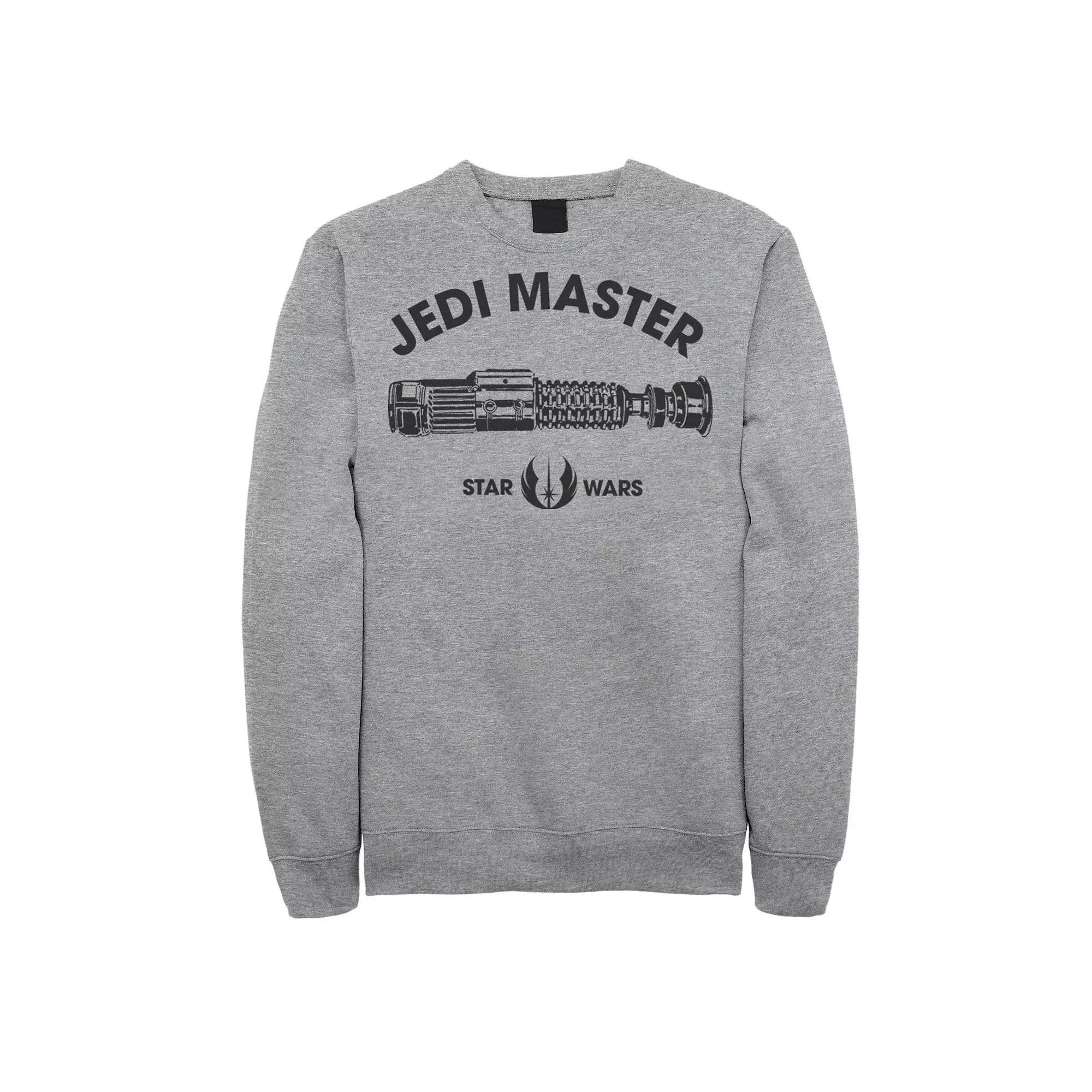 Big & Tall Star Wars Jedi Master Lightsaber Logo Fleece Sweatshirt, Men's,  Product Image