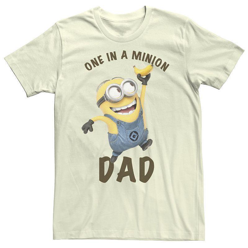 Mens Despicable Me Minions Tis The Season To Be Jolly Banana Tee Product Image