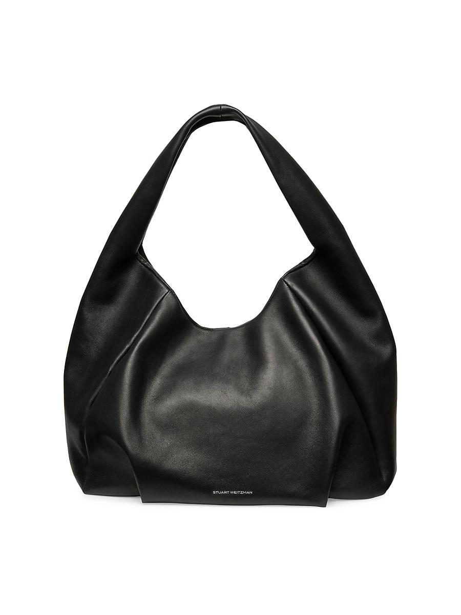 Womens Moda Leather Hobo Bag Product Image