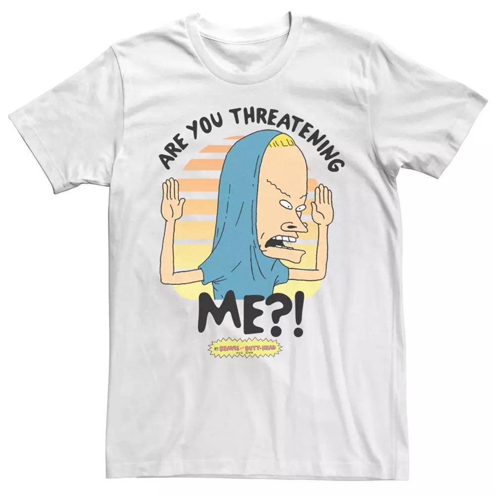 Men's Beavis And Butthead Are You Threatening Me Tee,  Product Image
