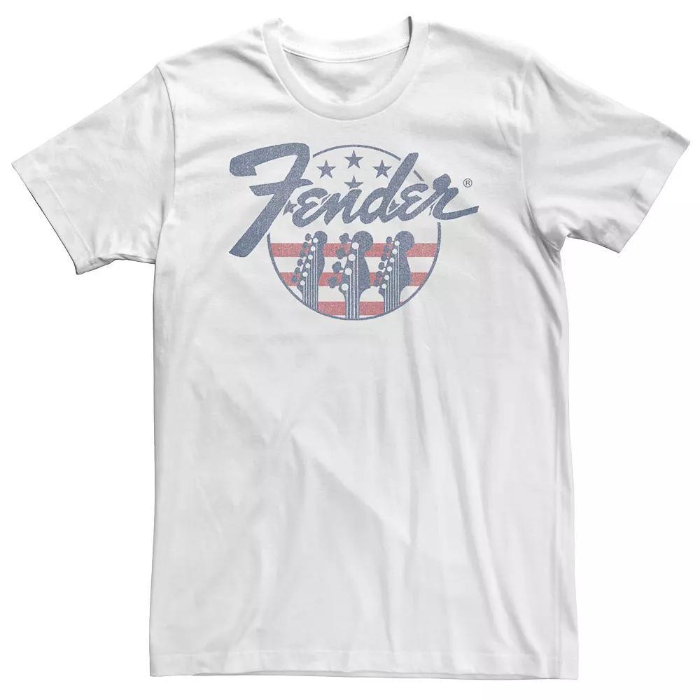 Big & Tall Fender Guitars & Stripes Circle Logo Tee, Men's,  Product Image