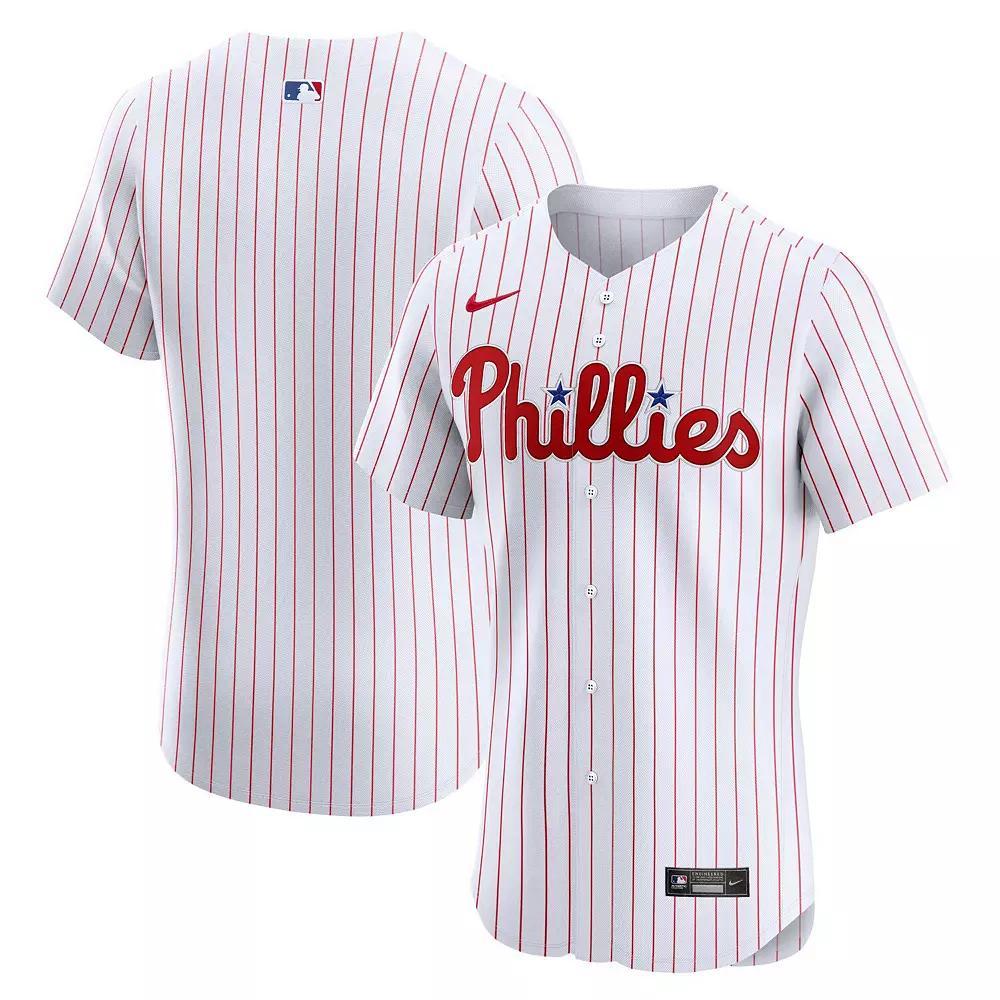 Men's Nike White Philadelphia Phillies Home Elite Jersey,  Product Image
