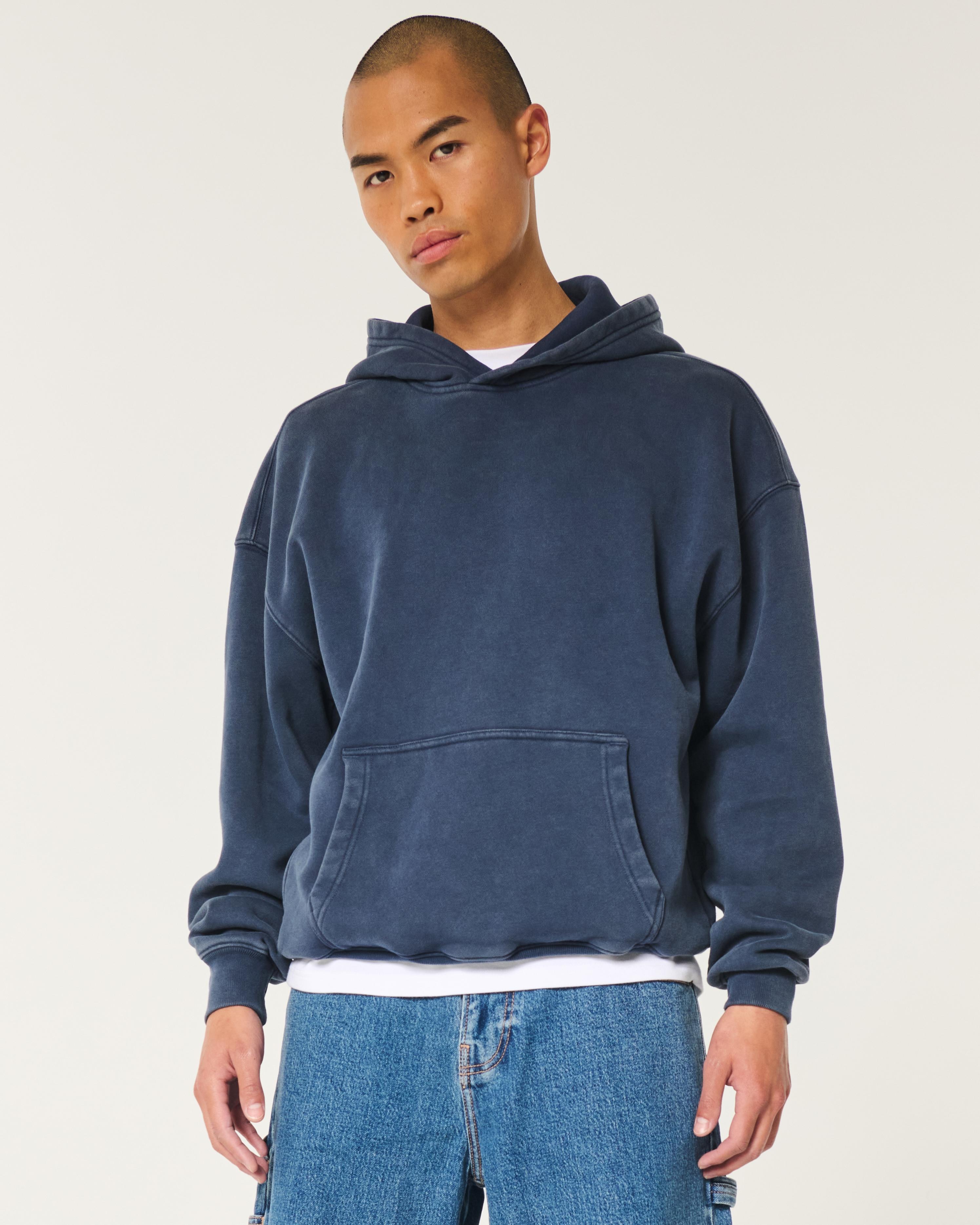 Boxy Colorblock Hoodie Product Image