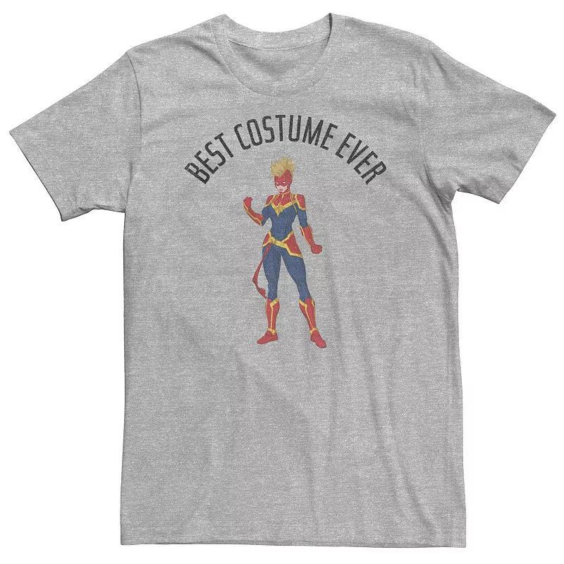 Big & Tall Marvel Captain Marvel Best Costume Ever Portrait Tee, Men's, Size: Large Tall, Athletic Grey Product Image