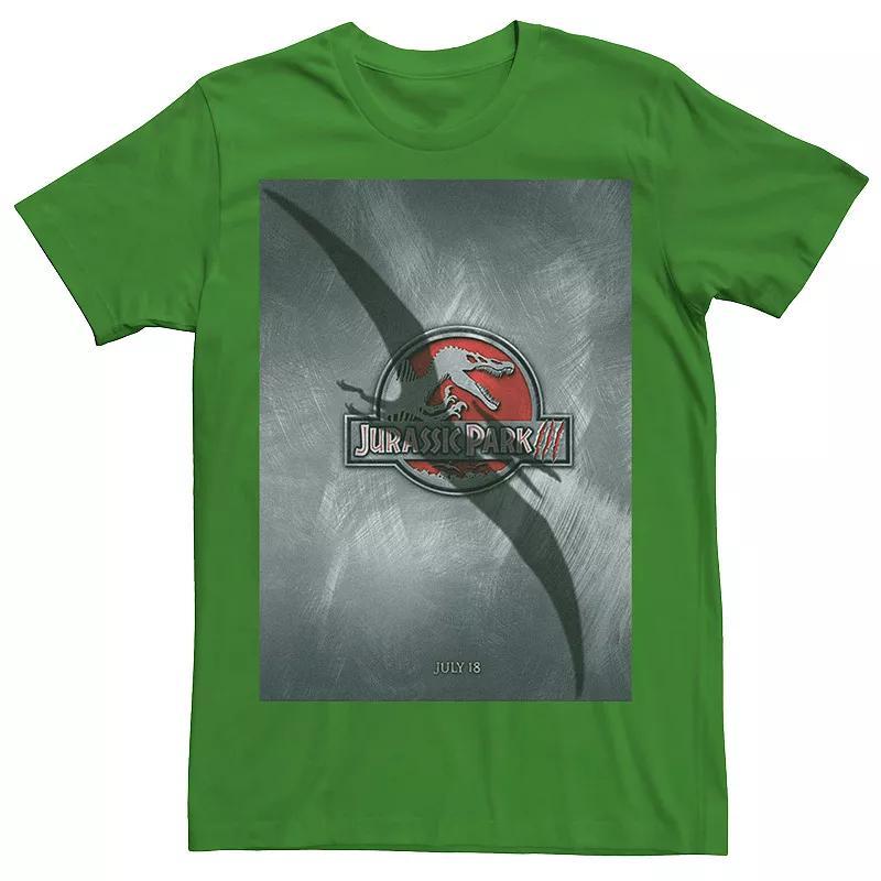 Men's Jurassic Park 3 Movie Poster Pterodactyl Tee, Size: Medium, Silver Product Image