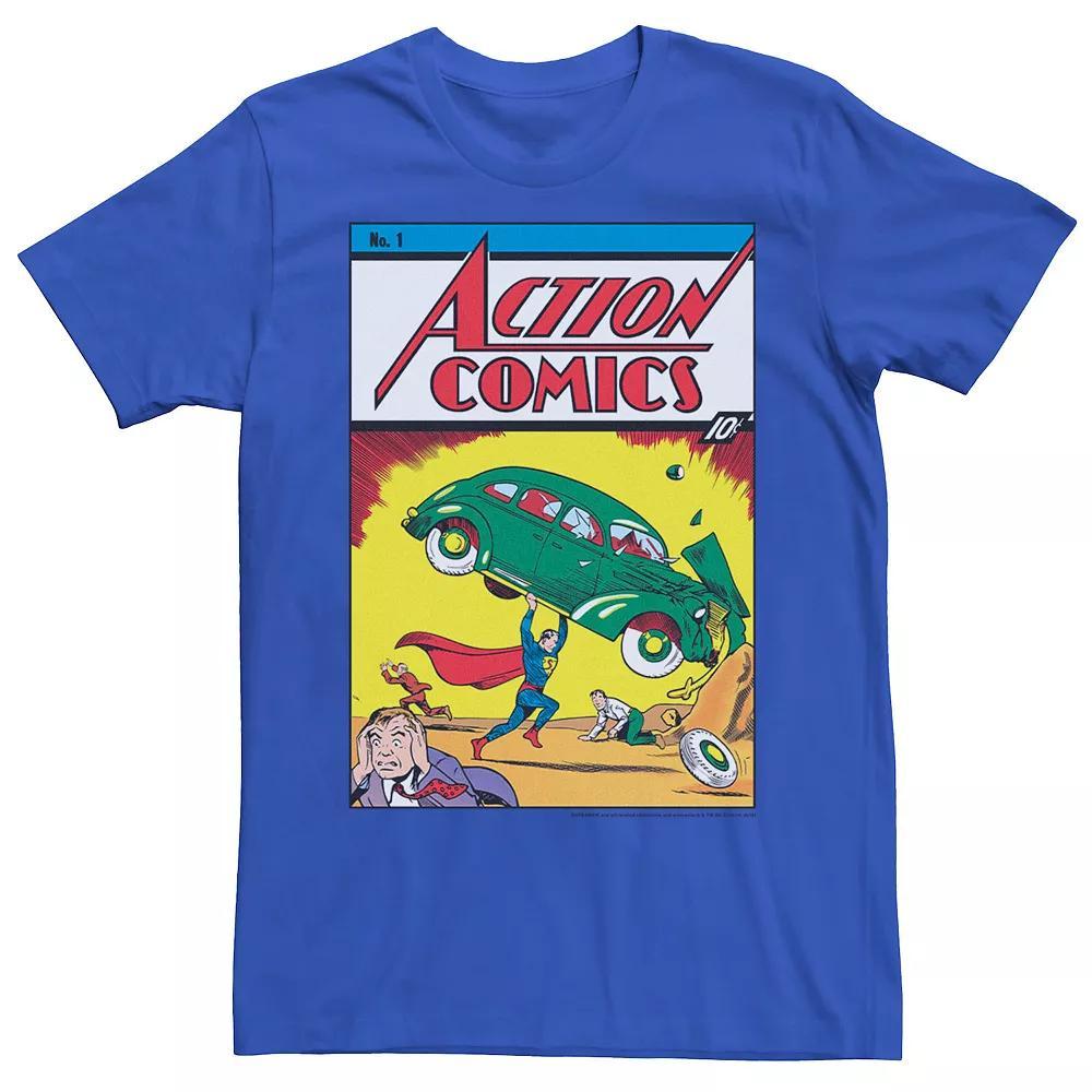 Men's DC Comics Superman No.1 Comic Cover Graphic Tee,  Product Image