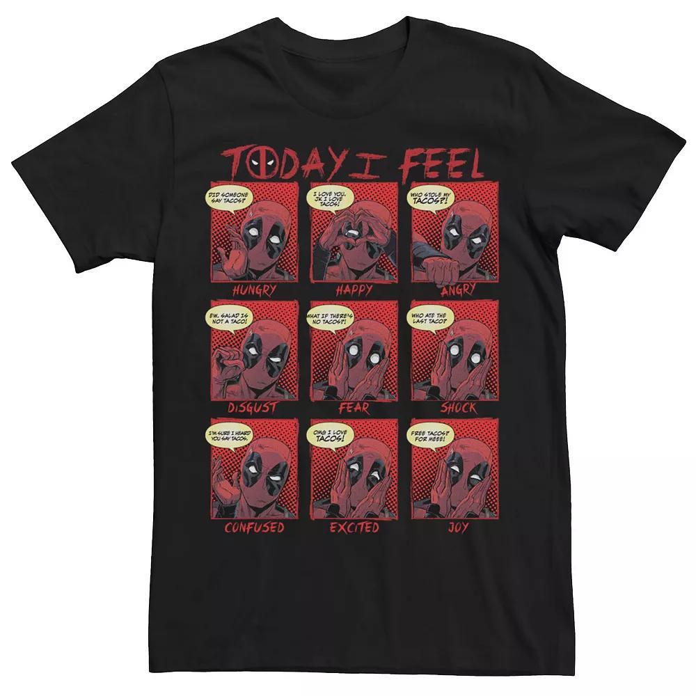 Men's Marvel Deadpool Taco Emotions Tee,  Product Image