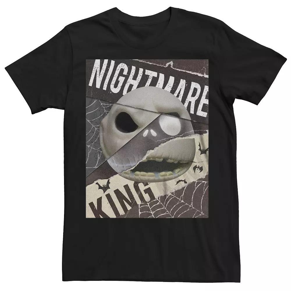 Disney's Nightmare Before Christmas Men's Jack's Collage Portrait Graphic Tee, Size: Large, Black Product Image