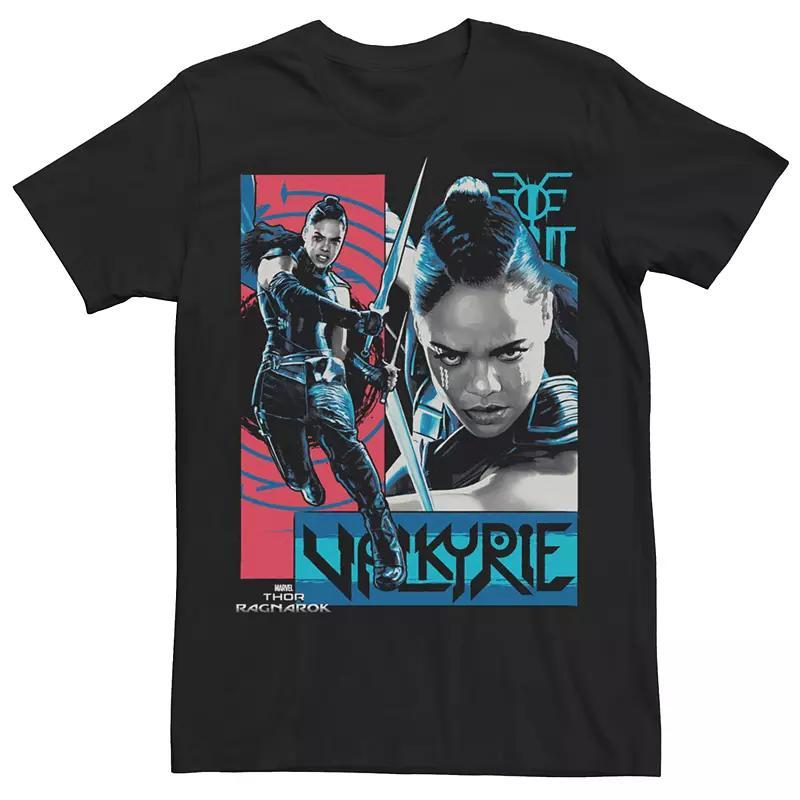 Men's Marvel Thor Ragnarok Valkyrie Assemblage Graphic Tee, Size: Medium, Black Product Image