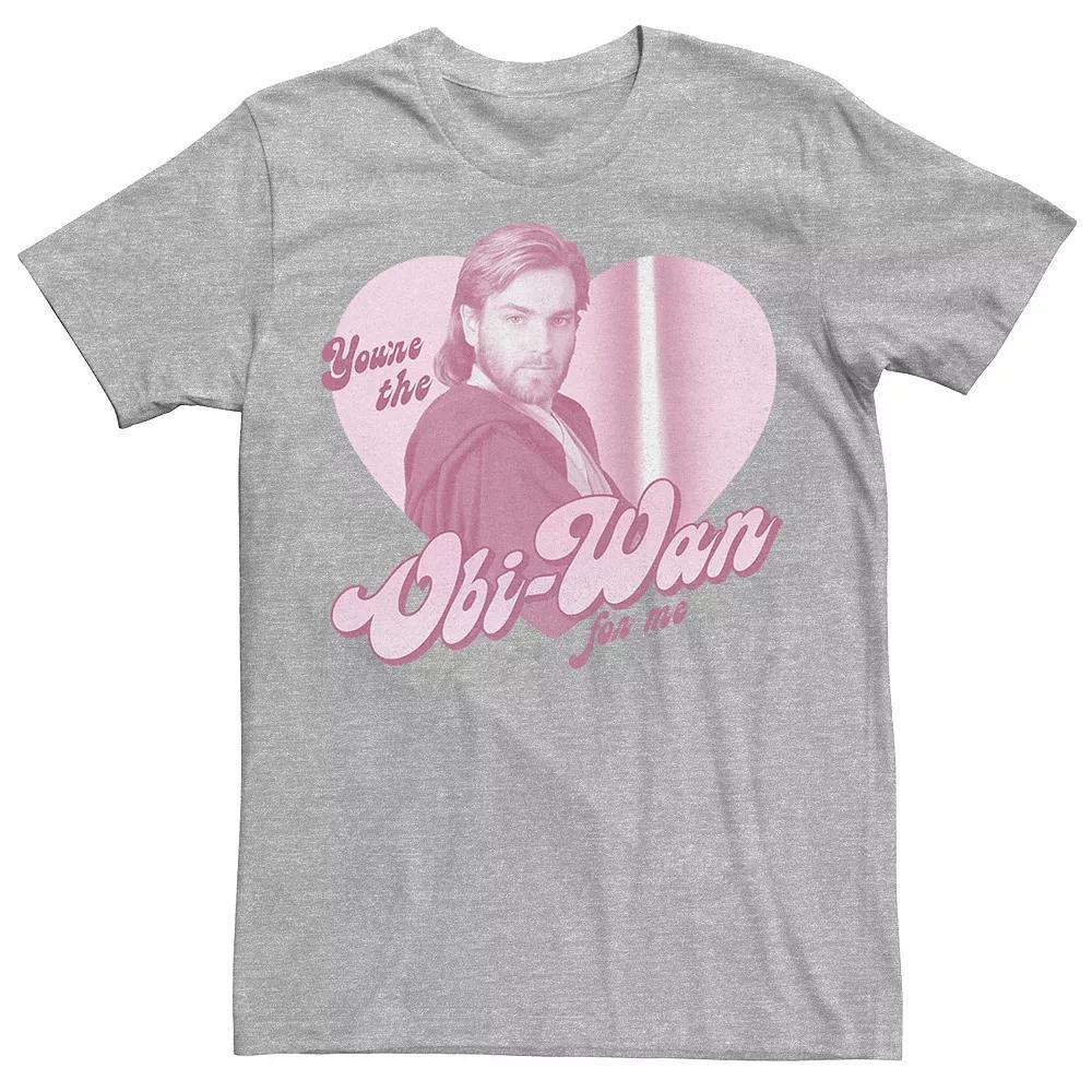 Men's Star Wars Obi-Wan For Me Heart Portrait Graphic Tee,  Product Image