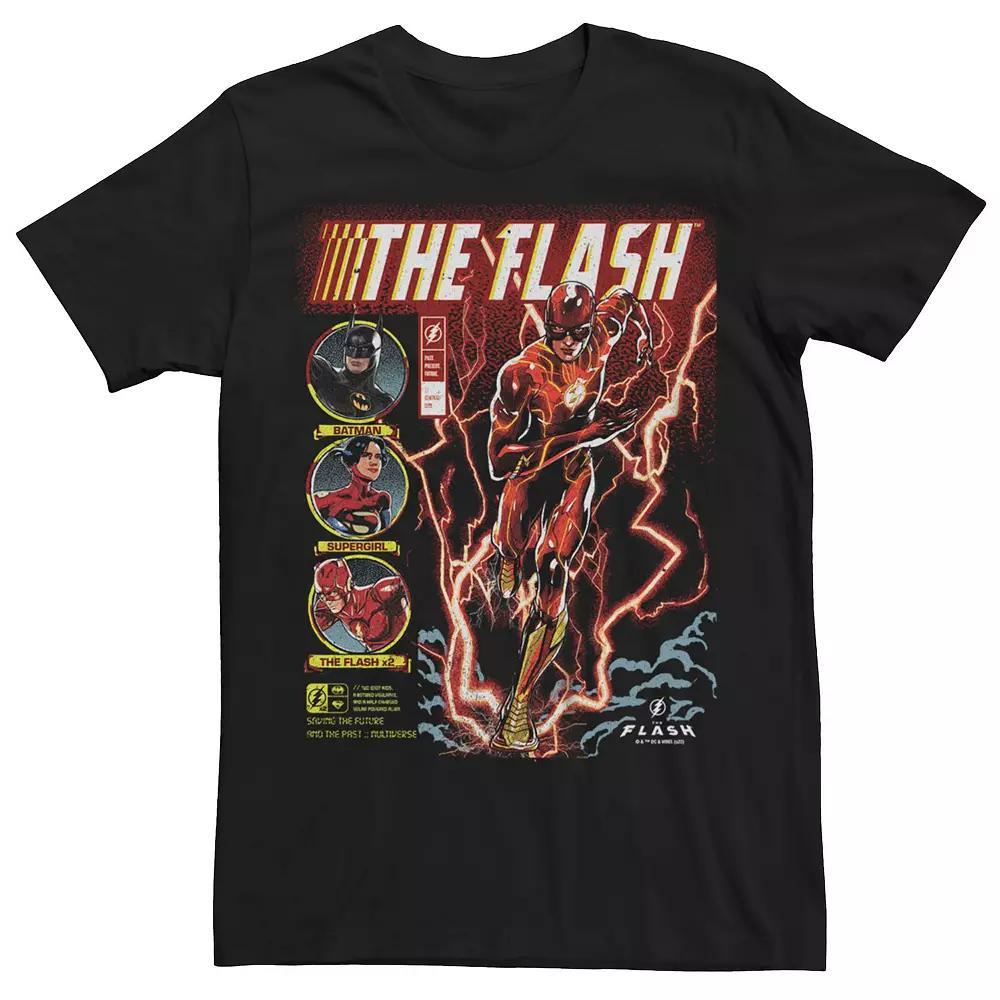 Men's The Flash Running Comic Cover Graphic Tee,  Product Image