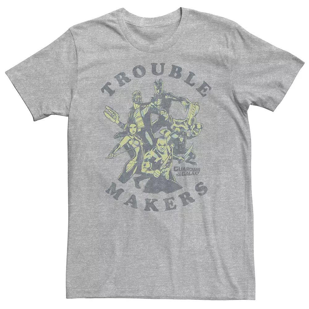 Big & Tall Marvel Guardians Of The Galaxy Trouble Makers Tee, Men's,  Product Image