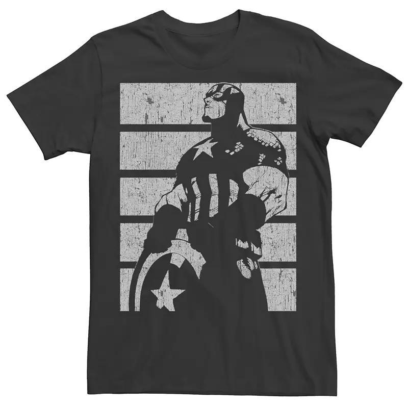 Mens Captain America Chalk Tee Product Image