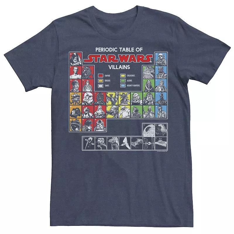 Men's Star Wars Periodic Table of Villains Graphic Tee,  Product Image