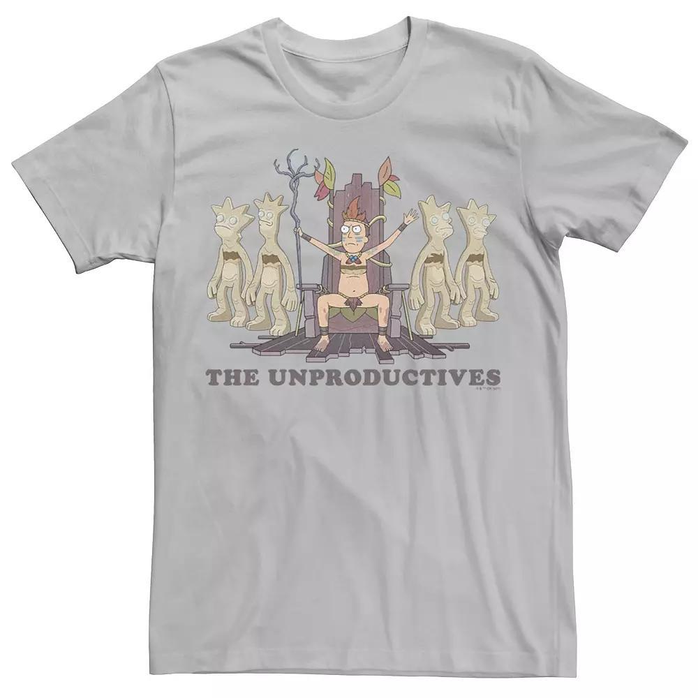 Men's Rick & Morty Jerry & The Unproductives Portrait Tee,  Product Image