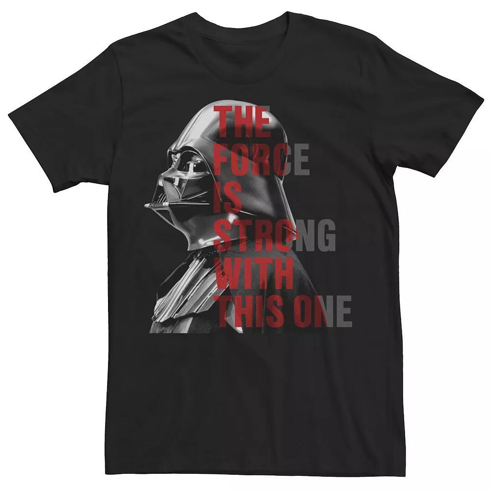 Men's Star Wars Darth Vader "Force is Strong" Graphic Tee,  Product Image