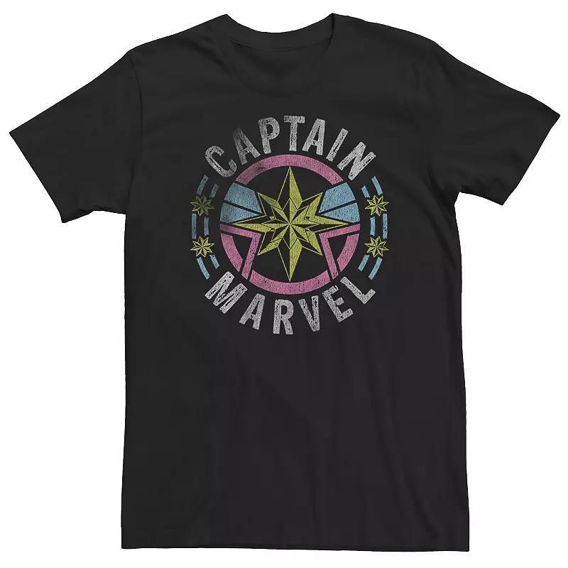 Big & Tall Captain Marvel '90s Style Graphic Tee, Men's,  Product Image