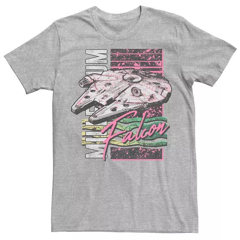 Men's Star Wars Neon Vintage Millennium Falcon Tee,  Product Image