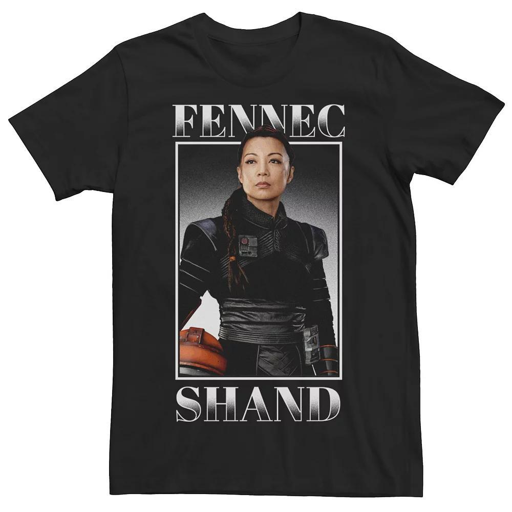 Men's Star Wars: The Mandalorian Fennec Shand Portrait R16 Tee,  Product Image