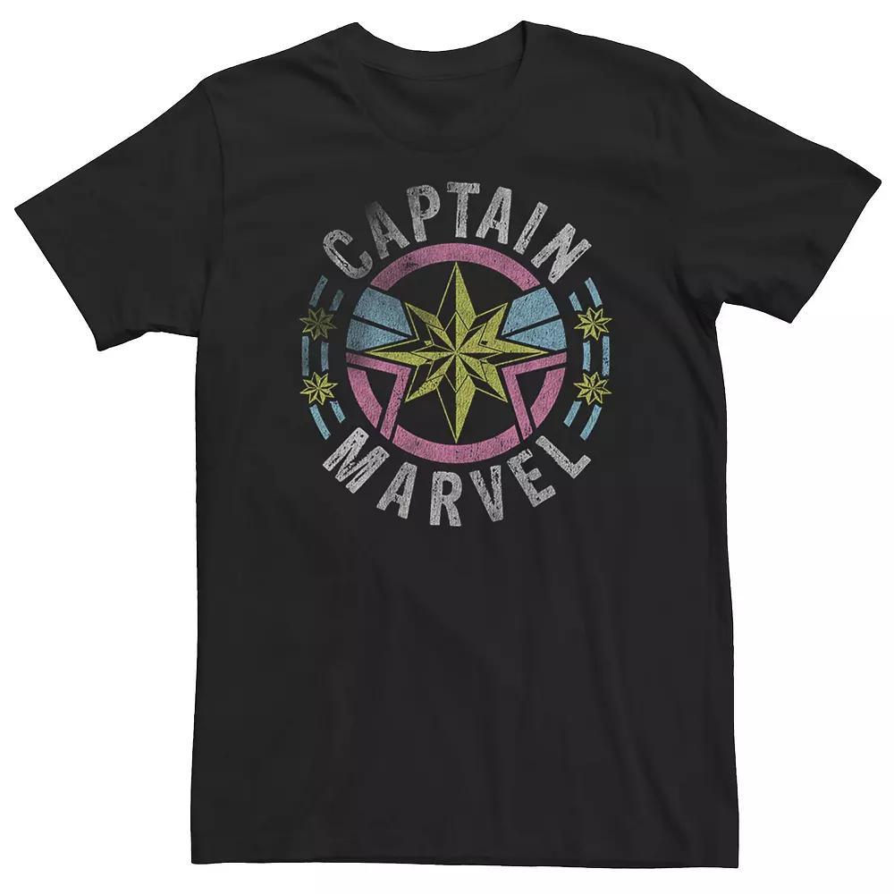 Big & Tall Captain Marvel '90s Style Graphic Tee, Men's,  Product Image