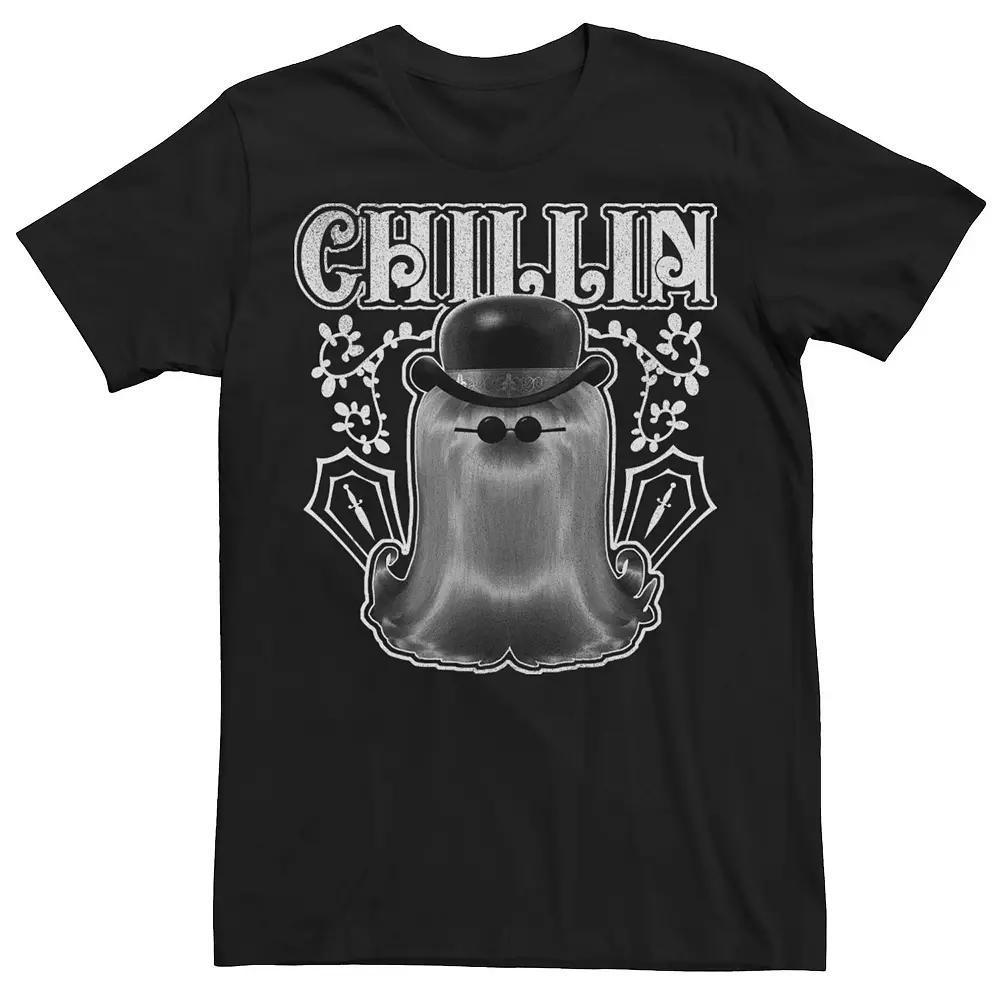 Men's The Addams Family Cousin It Chillin Tee, Size: Large, Black Product Image