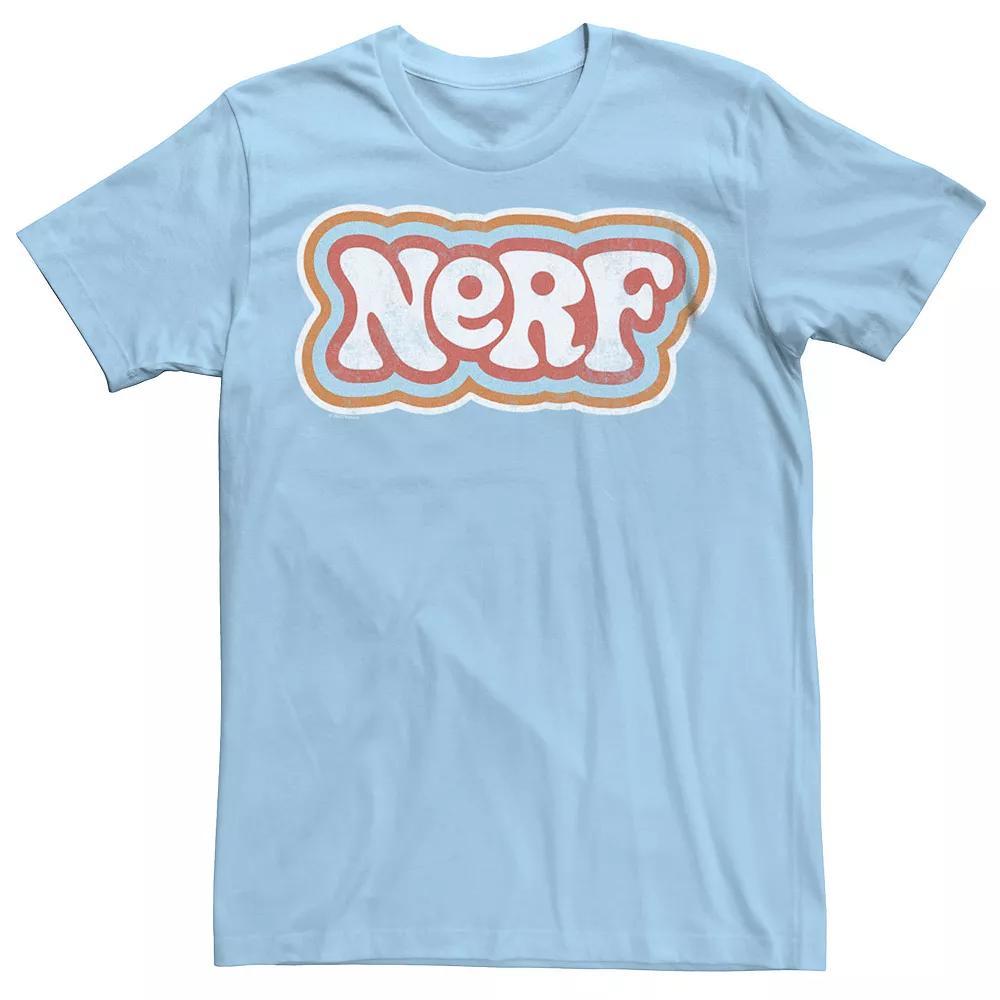 Men's Nerf Retro Logo Colored Outlines Graphic Tee,  Product Image