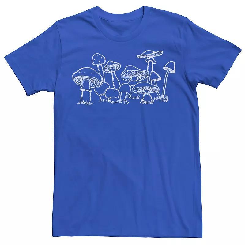 Men's Mushrooms Paint Tee, Size: Medium, Royal Product Image