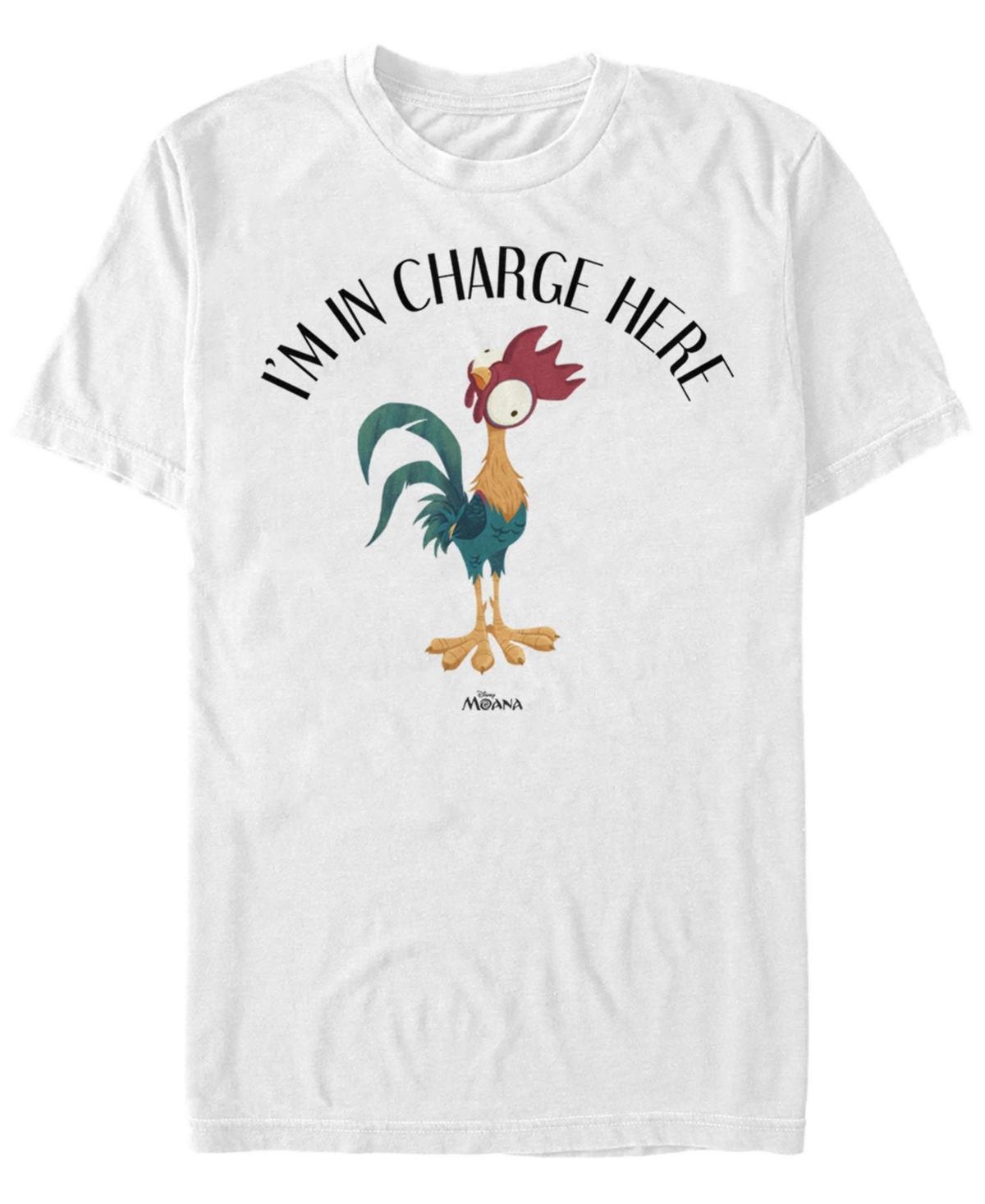 Big & Tall Disney Moana Heihei I'm In Charge Here Tee, Men's, Size: XXL Tall, White Product Image