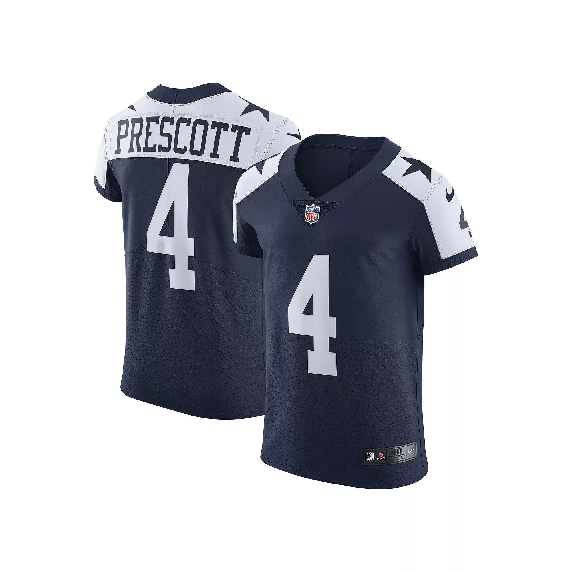 Men's Nike Dak Prescott Navy Dallas Cowboys Alternate Vapor Elite Player Jersey,  Product Image