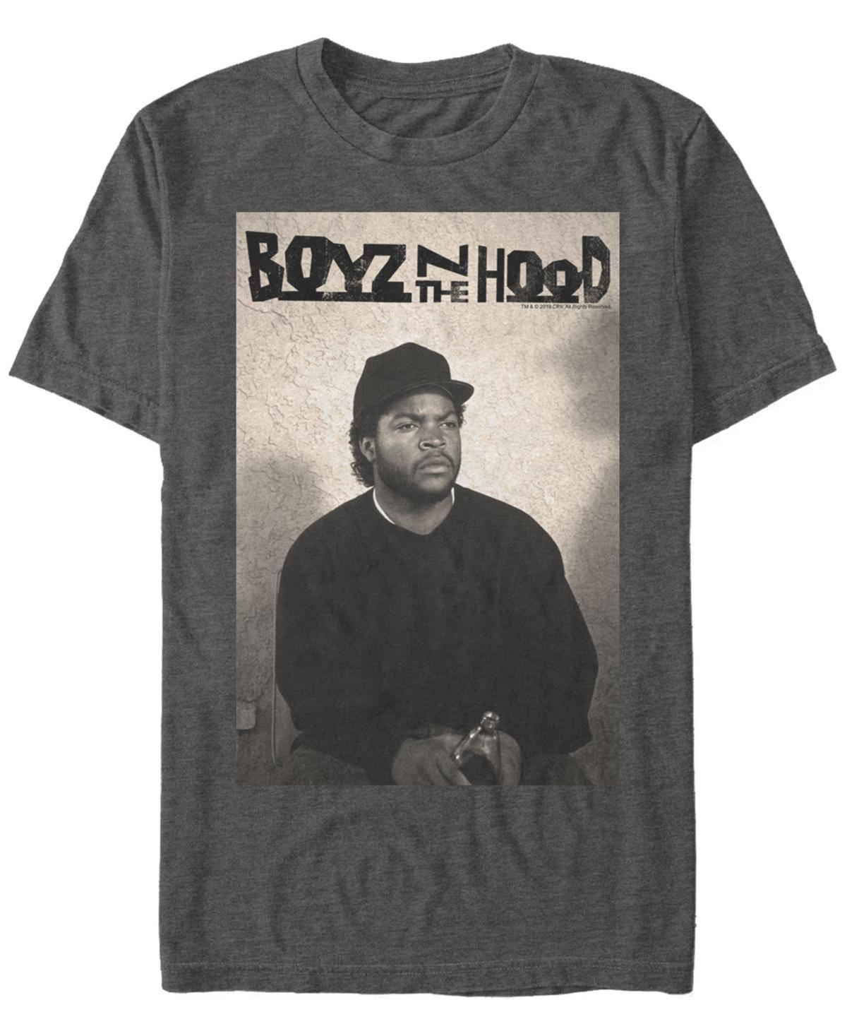 Men's Boyz N The Hood Doughboy Mean Mug Photo Logo Tee, Size: Large, Grey Heather Product Image