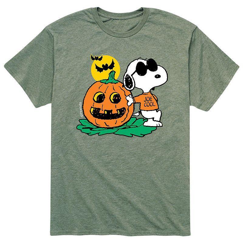 Men's Peanuts Joe Cool Pumpkin Tee, Size: XXL, Gray Product Image