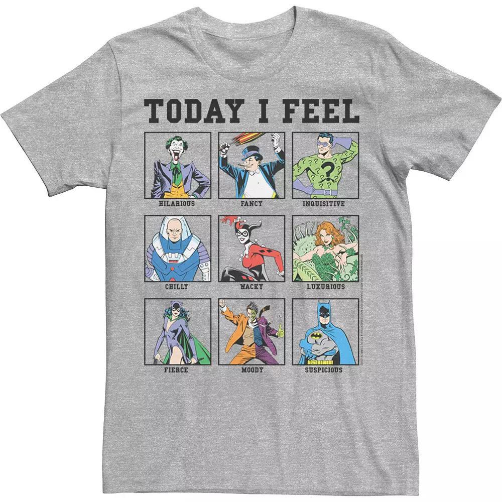 Men's DC Comics Batman Villains Today I Feel Emotional Box Up Tee,  Product Image