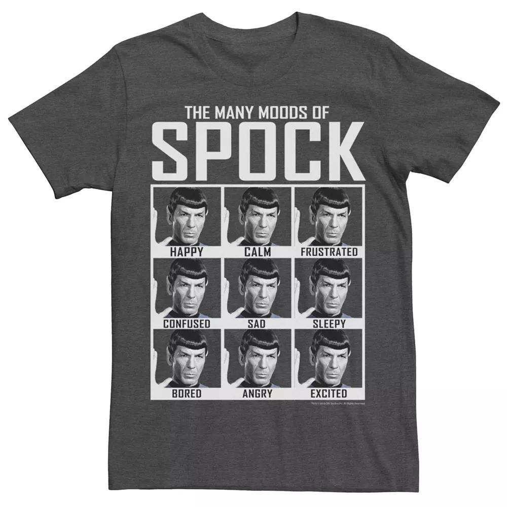 Men's Star Trek The Original Series Spocks Moods Tee, Size: XXL, Grey Heather Product Image