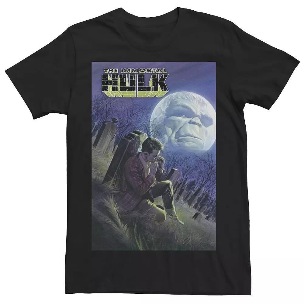 Men's Marvel The Immortal Hulk Comic Cover Tee, Size: XXL, Black Product Image