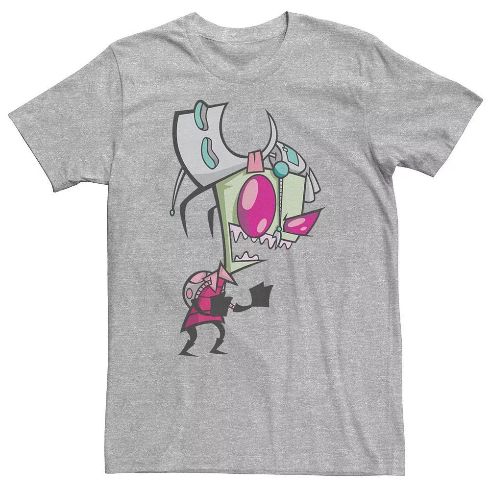Big & Tall Nickelodeon Invader Zim Menacing Laugh Tired Gir Portrait Tee, Men's,  Product Image