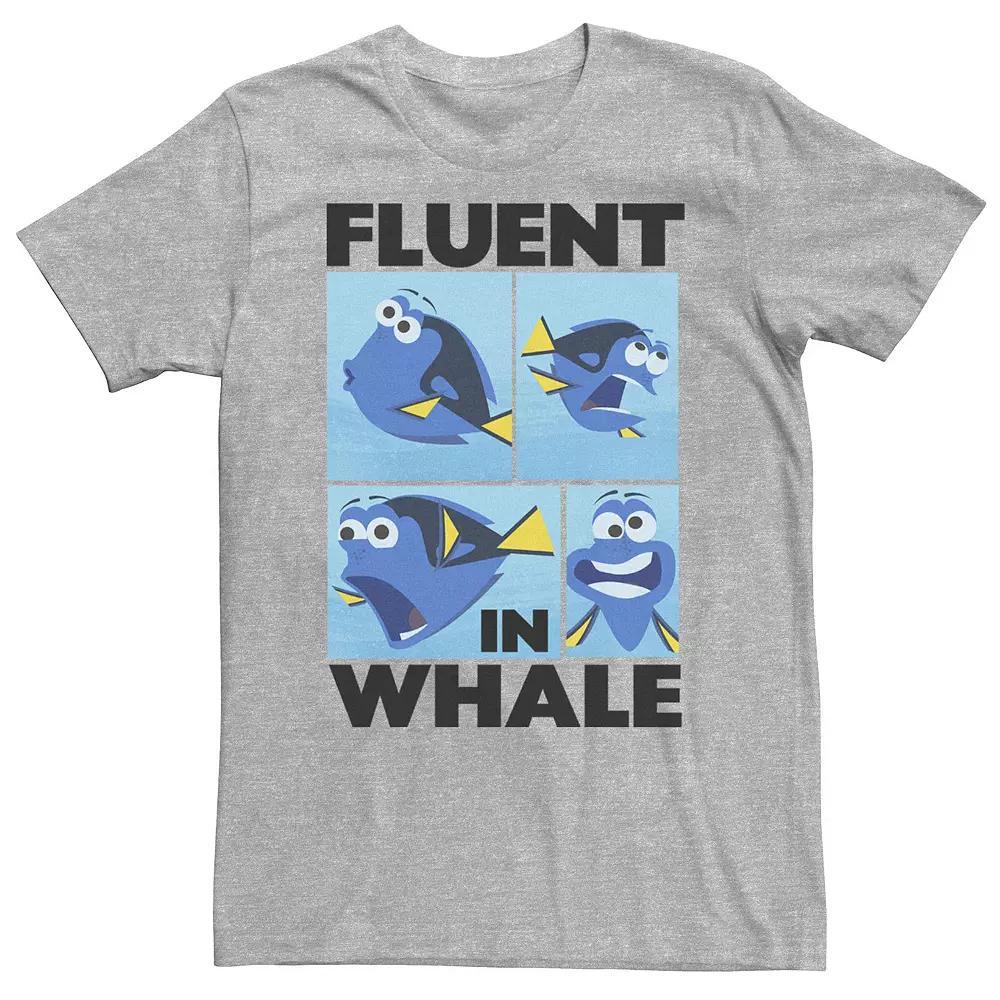 Big & Tall Disney / Pixar Finding Dory "Fluent in Whale" Tee, Men's, Size: 3XL, White Product Image