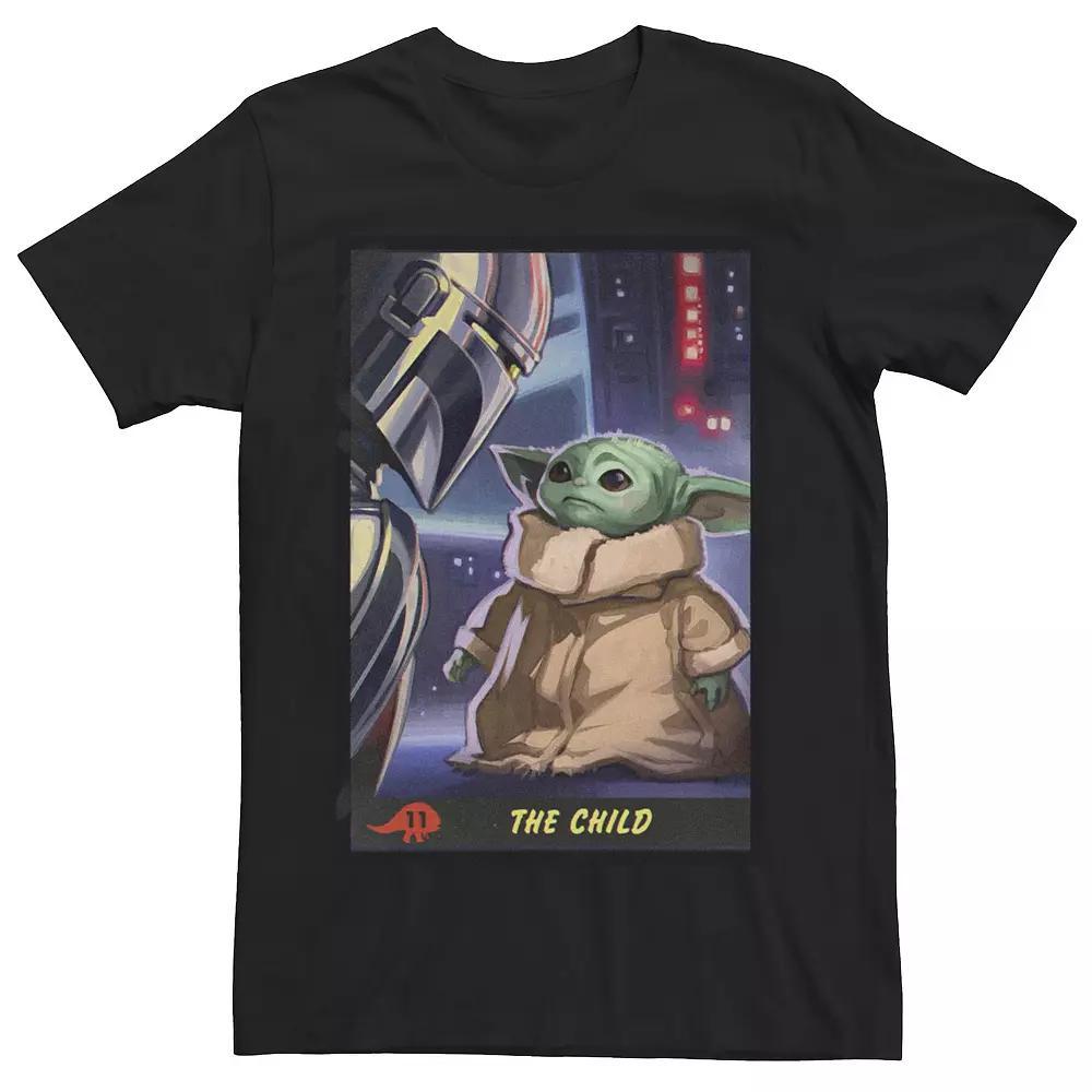 Men's Star Wars The Mandalorian The Child Trading Card Tee,  Product Image