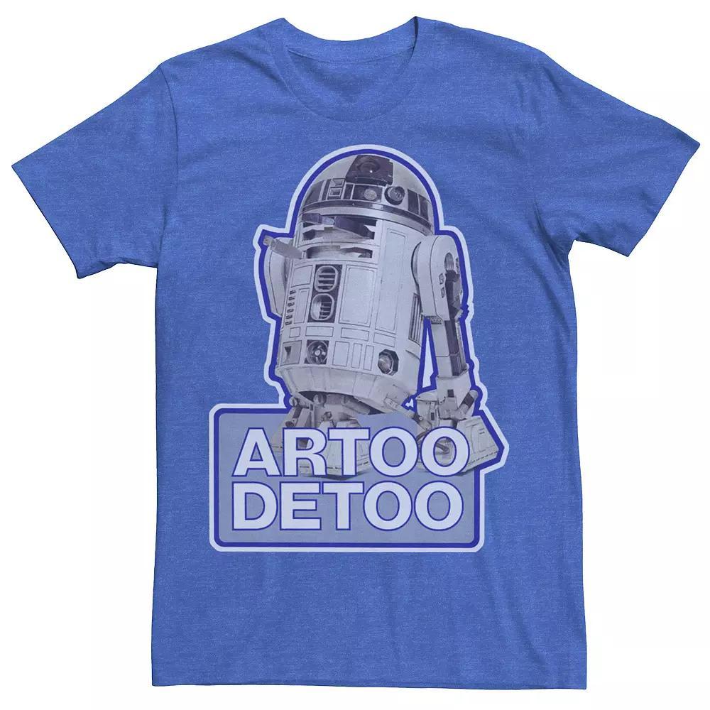 Men's Star Wars Artoo Detoo R2-D2 Sound It Out Tee, Size: Medium, Royal Grey Product Image