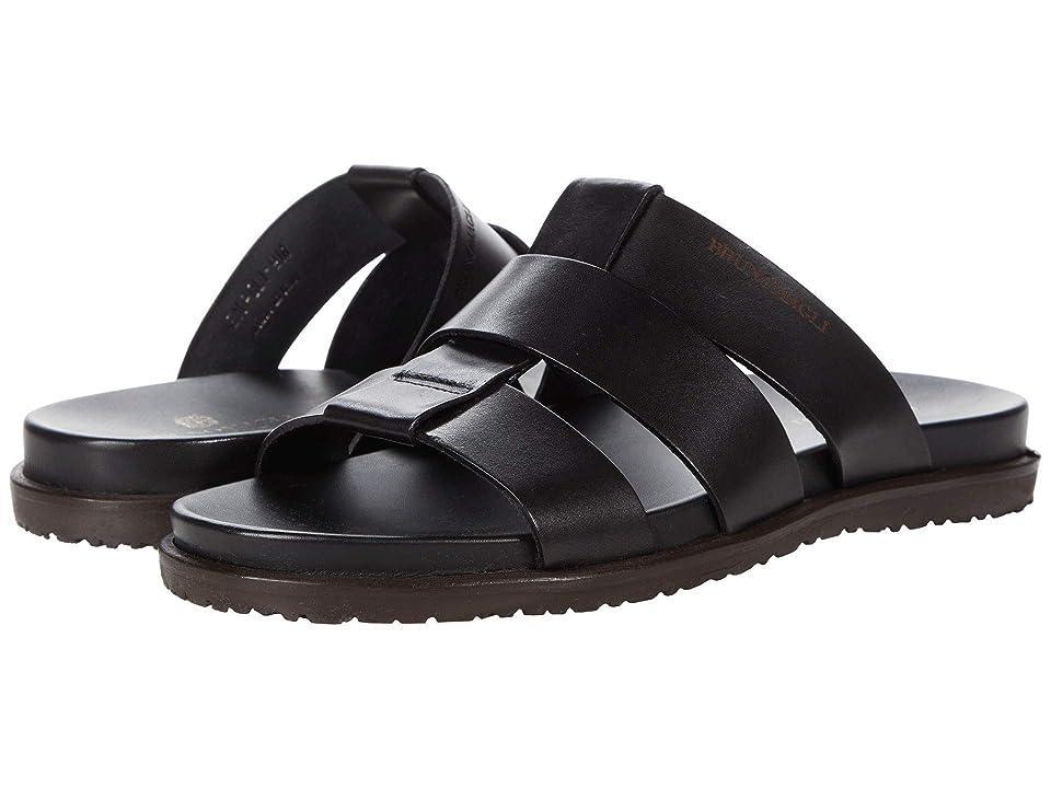 Men's Empoli Three-Strap Leather Slide Sandals Product Image