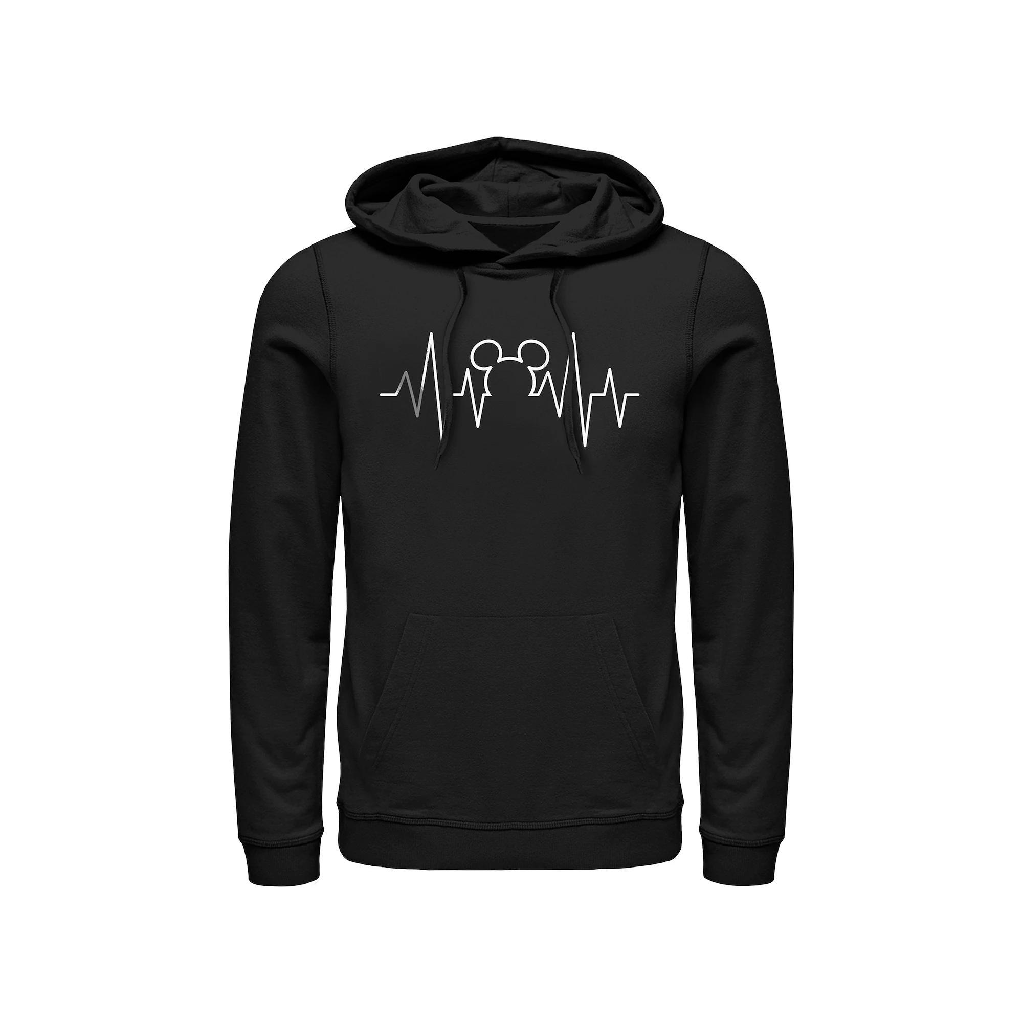 Men's Mickey Mouse Heartline Graphic Hoodie,  Product Image