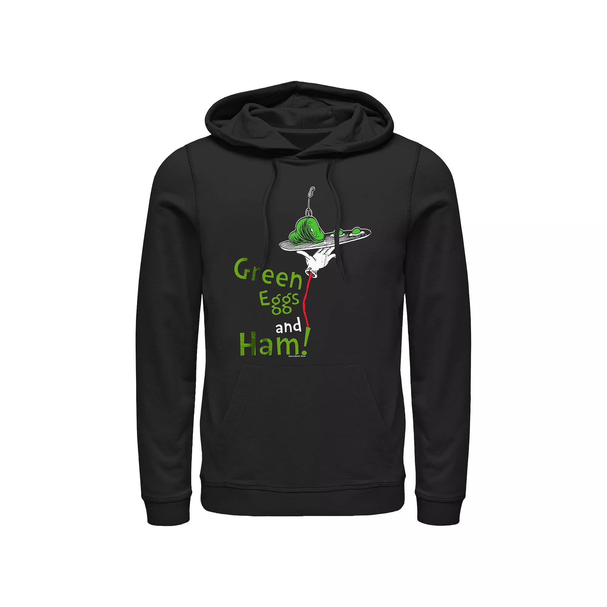 Men's Dr. Seuss Green Eggs And Ham Are Served Graphic Hoodie,  Product Image