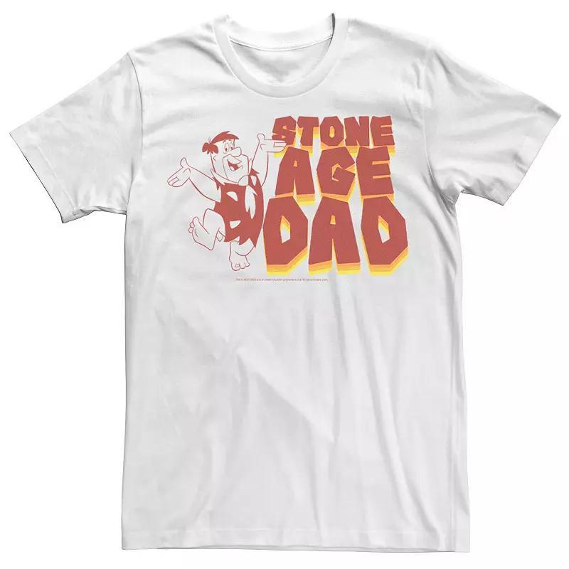 Men's Flinstones Dad Of Stone Age Father Text Tee,  Product Image