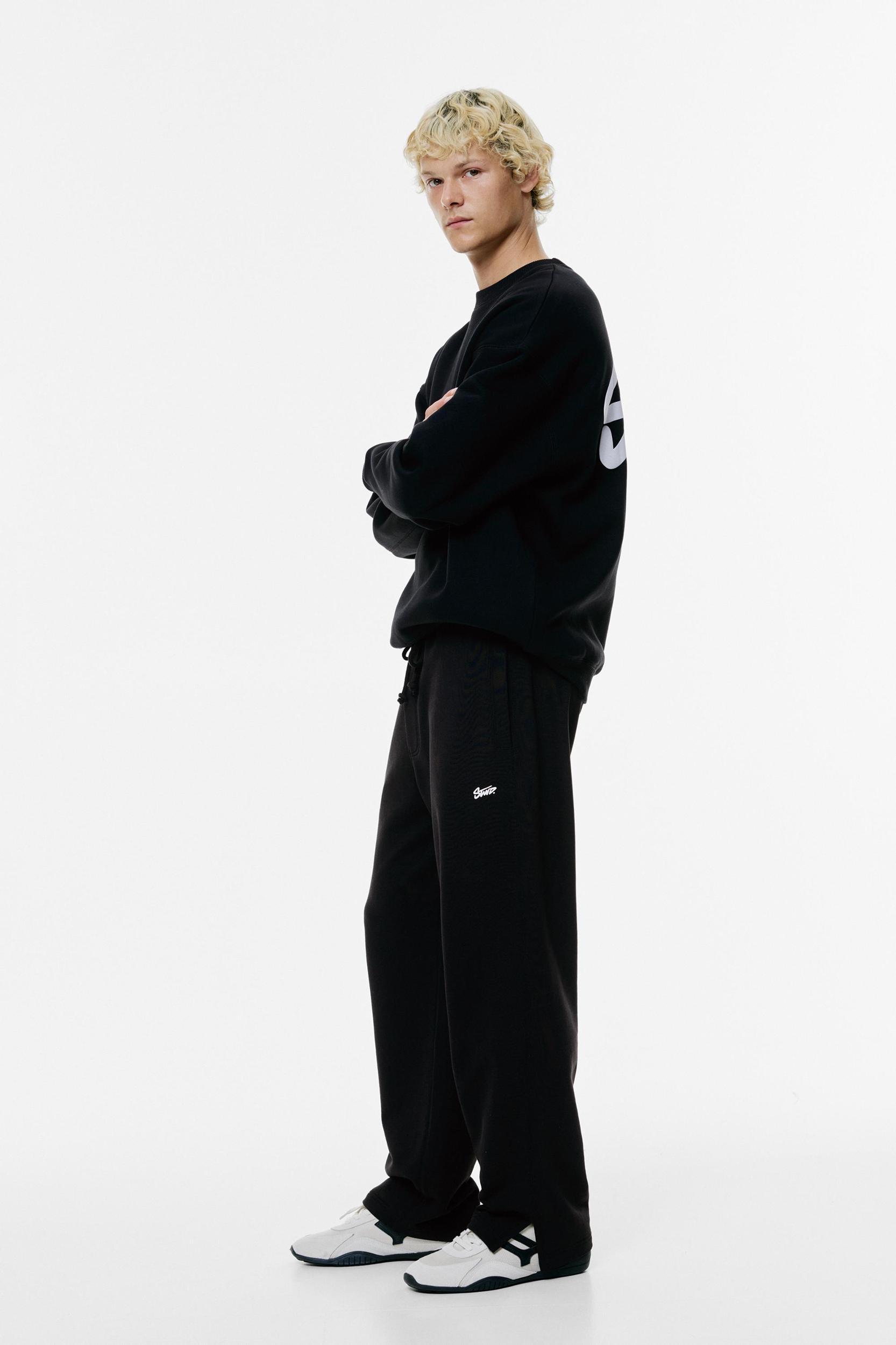 Jogger sweatpants with slits Product Image