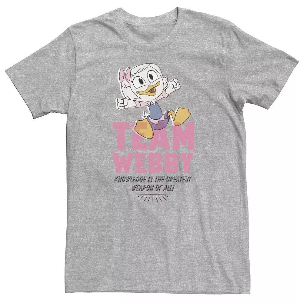 Big & Tall Disney DuckTales Team Webby Knowledge Is The Greatest Weapon Tee, Men's,  Product Image