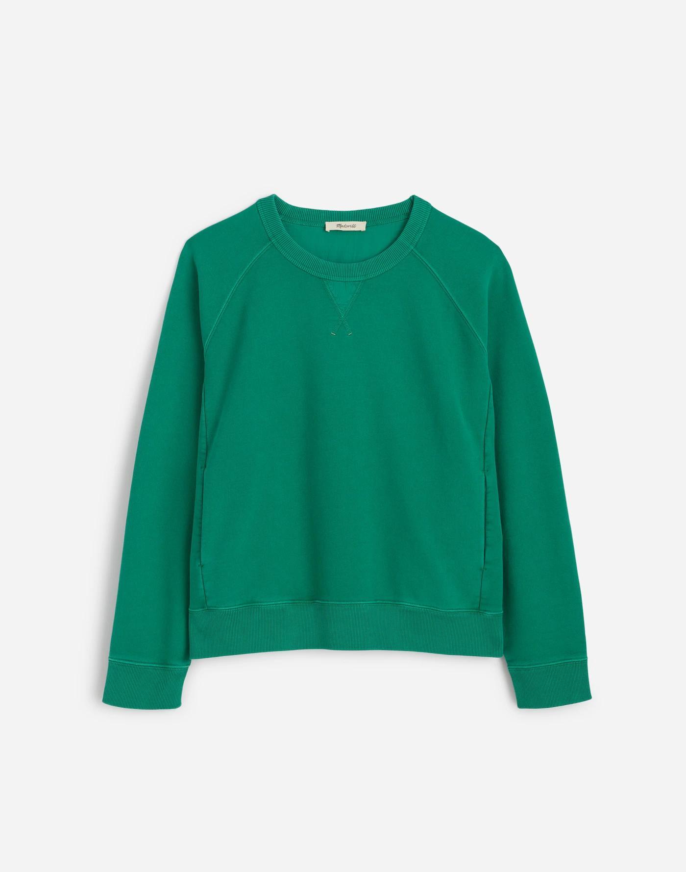 Garment-Dyed Crewneck Sweatshirt Product Image