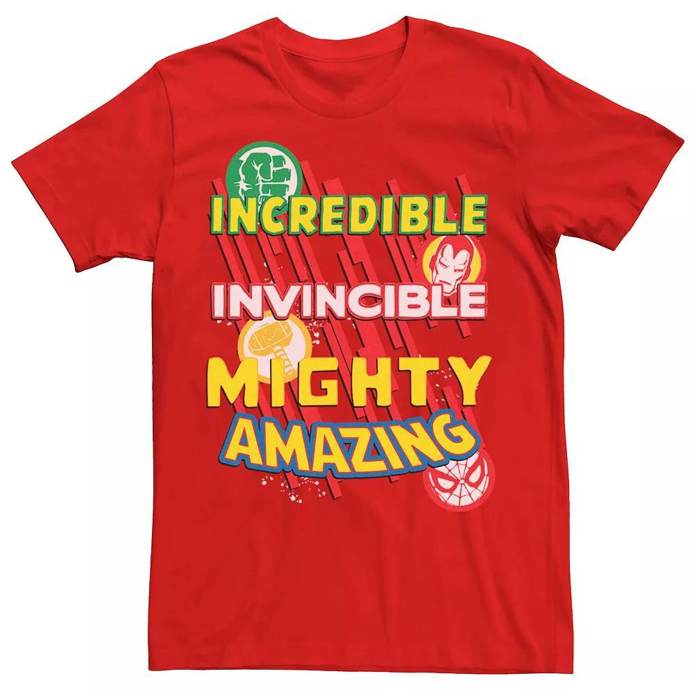 Men's Marvel Avengers Icons Amazing Father's Day Tee,  Product Image