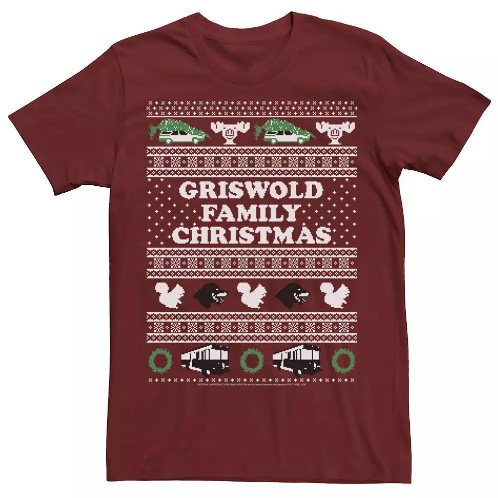 Men's Christmas Vacation Griswold Family Ugly Sweater Tee,  Product Image
