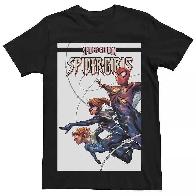 Mens Marvels Spider-Geddon Spider-Girls #1 Comic Cover Tee Product Image